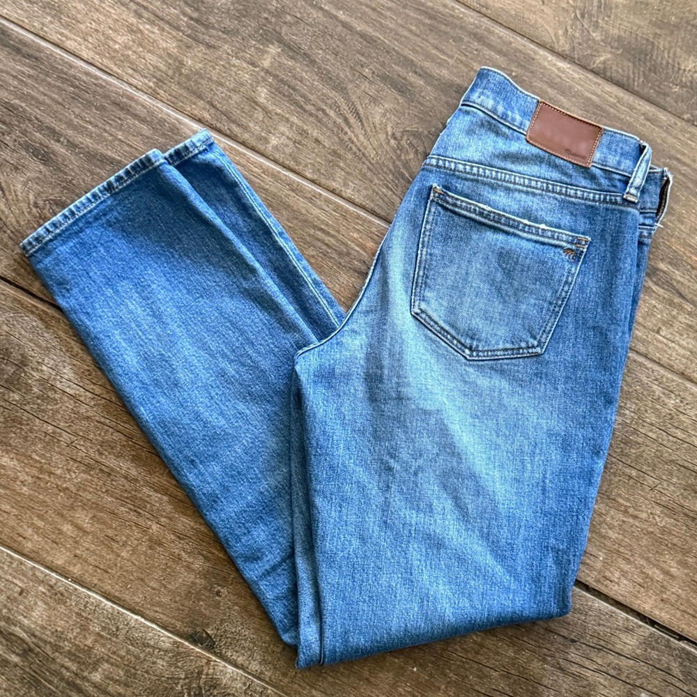 Madewell Women's The Slim Walton Wash Boyjean, Indigo Blue,25 - Picture 11 of 13
